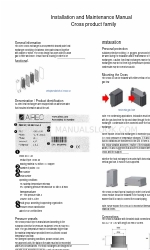 Airec Cross 30 Manuale di installazione e manutenzione