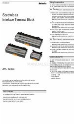 Autonics AFL-H20 Manuale di avvio rapido