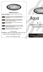 Galaxy Aqua 4000 si Installation Instructions Manual