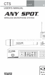 Galaxy Audio ANY SPOT Manual do utilizador