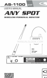 Galaxy Audio Any Spot AS-1100 User Manual