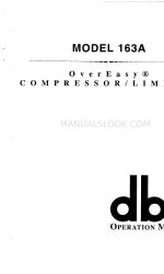 dbx 163A Manuale operativo