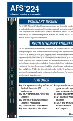 dbx AFS224 Технічні характеристики