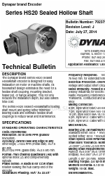 DYNAPAR HS20 Series Technical Bulletin