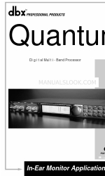 dbx QUANTUM Manual Aplikasi