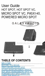 Galaxy Audio HOT SPOT Manual del usuario