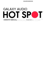 Galaxy Audio HOT SPOT 소유자 매뉴얼