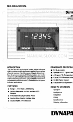 DYNAPAR SimTach A STA01 Panduan Teknis