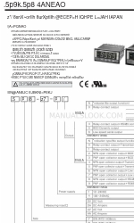 Autonics MT4W Series Manuale