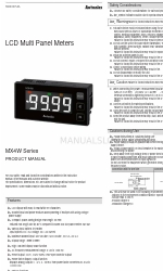 Autonics MX4W Series Instrukcja obsługi produktu