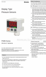 Autonics PSAN Series Instrukcja obsługi produktu