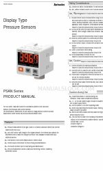 Autonics PSAN Series Instrukcja obsługi produktu