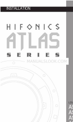 Hifonics Atlas AS42 インストール