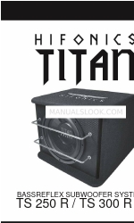 Hifonics TITAN TS250R Handmatig