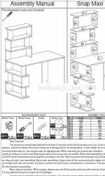 Adeo Group Snap Maxi Desk Assembly Manual