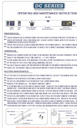 DC DC1300 Operating And Maintenance Instructions