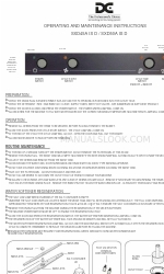 DC SXD50A IS D Instrucciones de uso y mantenimiento