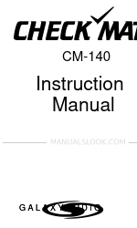 Galaxy Audio Check-Mate CM-140 Instruction Manual