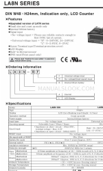 Autonics LA8N Series Краткое руководство по эксплуатации