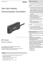 Autonics BFC Series Manual del producto