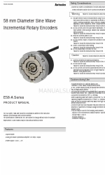 Autonics E58S9.25-2048-10-A-5 Series Product Manual