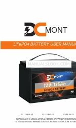 DC MONT DC-LFP-BLK-100 Benutzerhandbuch