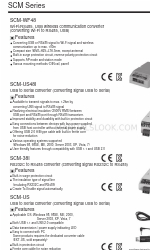 Autonics SCM Series 매뉴얼