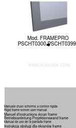 ADEO SCREEN FRAMEPRO PSCHT0300 Gebruikershandleiding