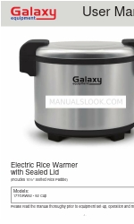 Galaxy Equipment 177GRW92 Manual do utilizador