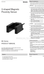 Autonics MU Series Manual del producto