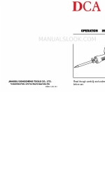 DCA Z1G-FF-15 Інструкція з експлуатації Посібник з експлуатації