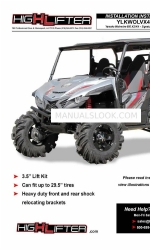 High Lifter Signature Series 取付説明書