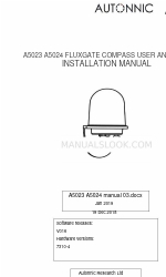 Autonnic A5023 Manual de uso e instalación