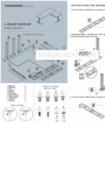 Autonomous L-Shaped SmartDesk Petunjuk Perakitan