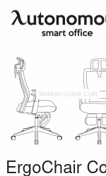 Autonomous smart office ErgoChair Core Montagehandleiding