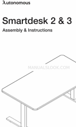 Autonomous Smartdesk 2 Manual de instrucciones de montaje