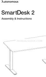 Autonomous Smartdesk 2 Manual de instrucciones de montaje