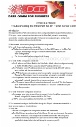 DCB EtherPath SS-R1 Fehlersuche