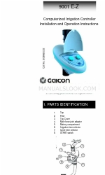 Galcon 9001 E-Z Instructions d'installation et d'utilisation