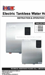 iHeat AHS18D Manual de instrucciones y funcionamiento