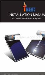 iHeat Roof Mount Solar Hot Water Systems Installationshandbuch