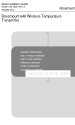 Emerson Rosemount 648 Manual de instalación rápida