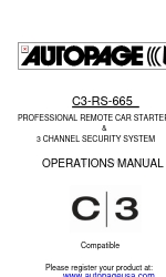 Autopage C3-RS-665 Kullanım Kılavuzu