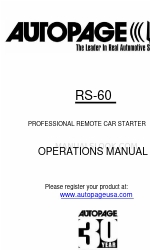 Autopage RS-60 Manual de operação