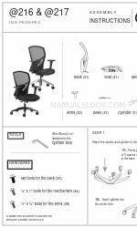 9to5 seating ance 217 Instrukcja montażu