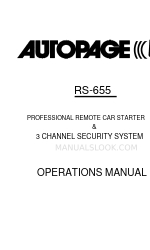 Autopage RS-655 Manual de instrucciones