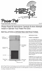 High Tech Pet Power Pet PX-1 Installations- und Betriebsanleitung