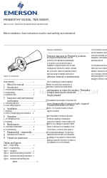 Emerson Penberthy Anweisungen für Installation, Betrieb und Wartung