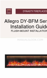 Dynasty Fireplaces Allegro DY-BFM Series Руководство по установке