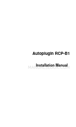 Autoplugin RCP-B1 Manuale di installazione